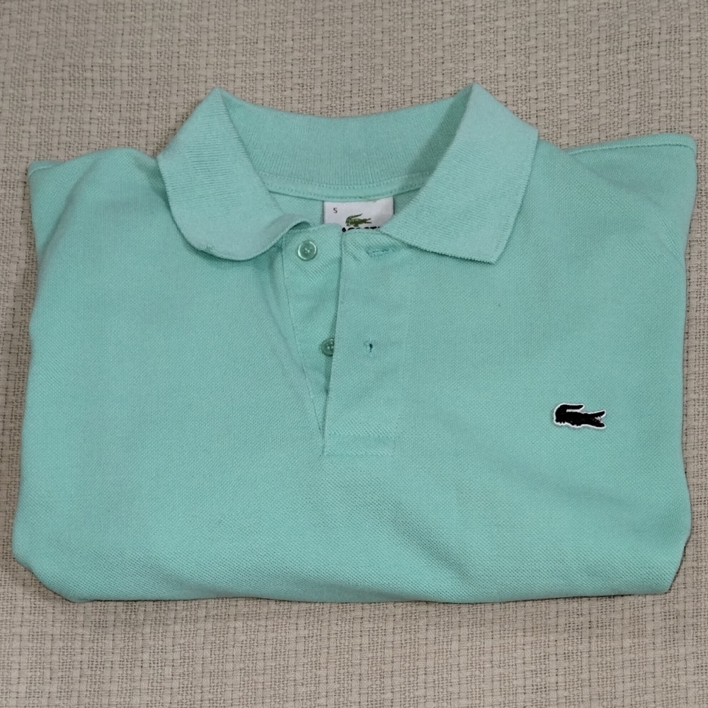 Lacoste Men's Mint Green Polo Shirt
